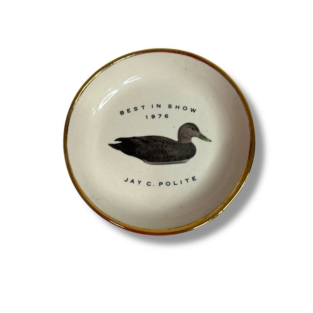 US National Decoy Show 1977 Small Dish 4.25 Inch Series 2